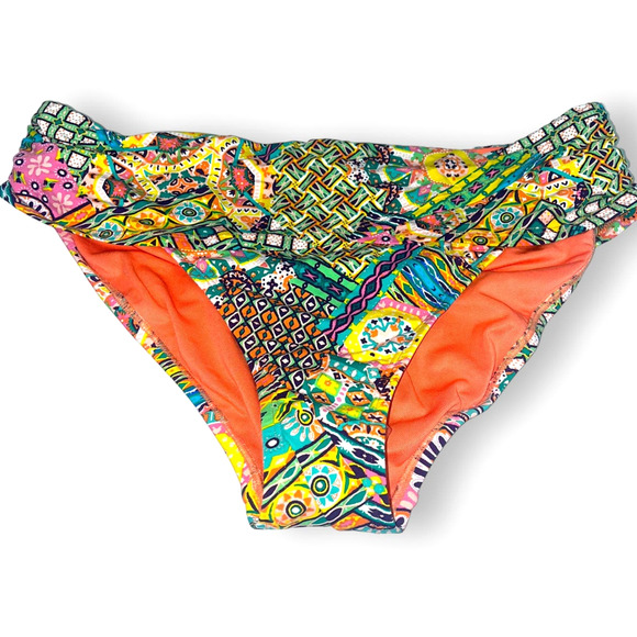 Bleu Rod Beattie Seriously Sunny Saraong Hipster | Sz 14 Multi Color NEW - Picture 7 of 14